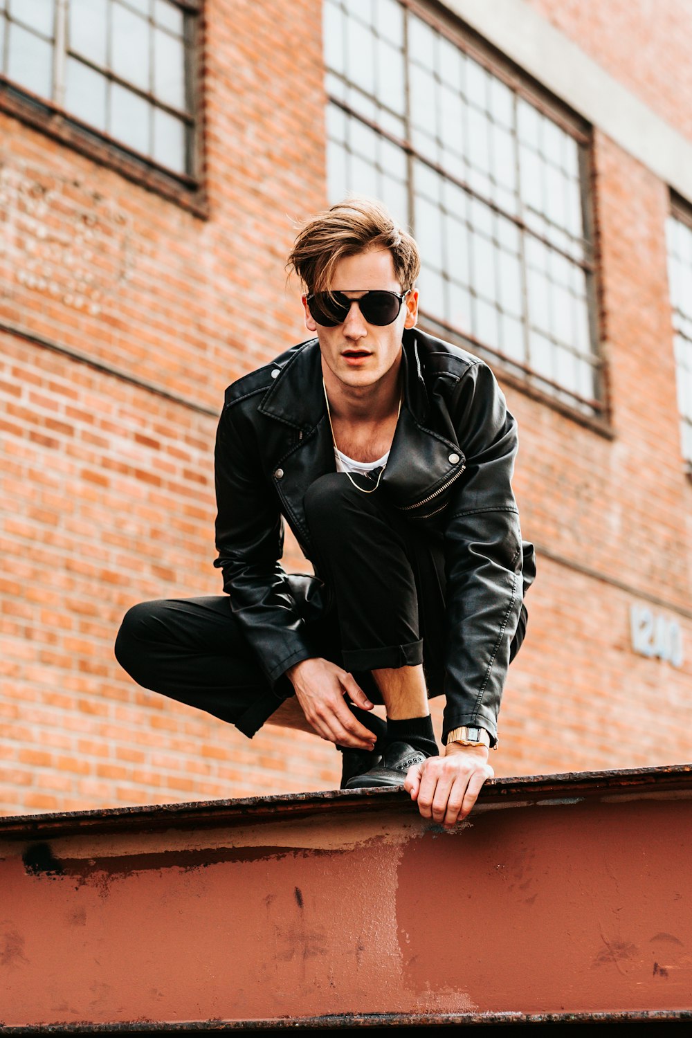 Minimalist Urban Leather Jacket